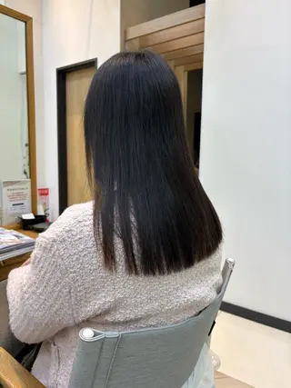 ロング 岡 拓実のヘアスタイル