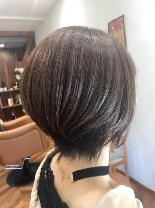 ショート 【似合わせカット 】🦋岩崎 美保🐾のヘアスタイル