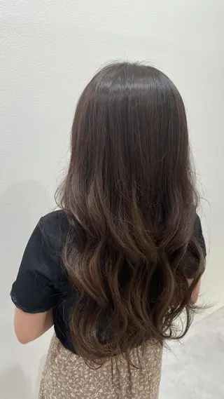 ロング パーマモデル募集🌈 森脇帆南のヘアスタイル