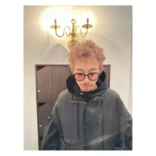 カラー メンズ メンズパーマ 次元のヘアスタイル