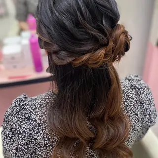 ヘアアレンジ season エクステ/ヘアカラーのヘアスタイル