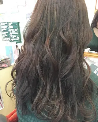 ミディアム セミロング ロング カラー YAP！HAIR トコツメアヤノのヘアスタイル