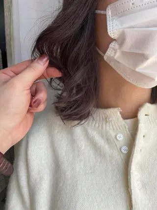 ミディアム 早瀬裕之 パーマのヘアスタイル