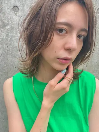ミディアム 髪質改善/美髪のプ口 中島みきのヘアスタイル