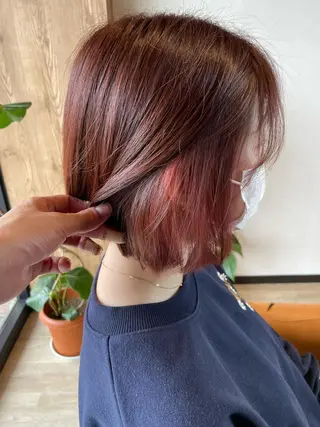 ショート カラー 髪質改善/ブリーチ 田代 龍我のヘアスタイル