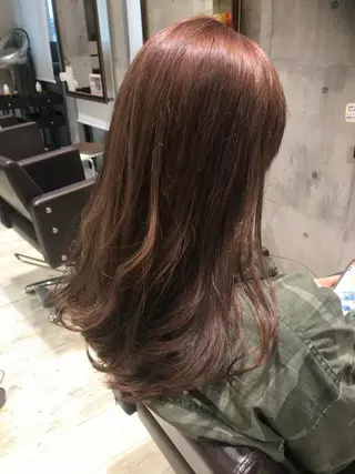 ロング カラー パーマ ヘアアレンジ メンズ キッズ ネイル マツエク・マツパ EnBlesS西宮 マンツーマン神道有基のヘアスタイル