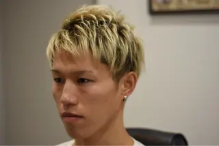 ショート カラー メンズ BARBER ellenのヘアスタイル