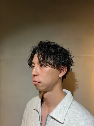 ショート パーマ メンズ 💥メンズパーマ /表参道/モント💥のヘアスタイル