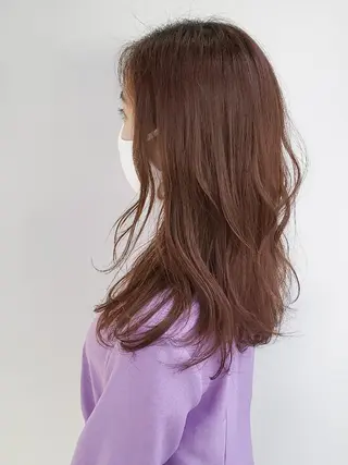 セミロング パーマ 美髪⭐︎髪質改善 井上 康司のヘアスタイル