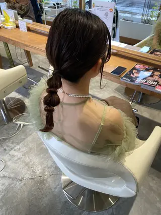 ミディアム ヘアアレンジ MIKU ／fulamのヘアスタイル