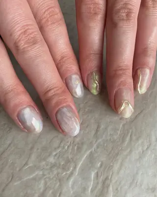 カラー Elle. ASAMIのネイルデザイン
