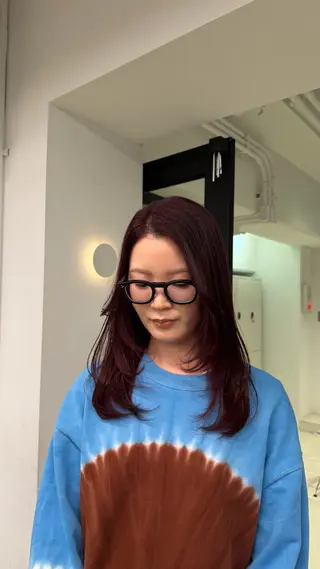 ミディアム カラー naturalカラー / Rukaのヘアスタイル