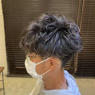 ショート パーマ メンズ 谷九/天王寺/上本町 ショート/ボブ/北川のヘアスタイル