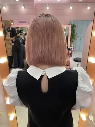 ミディアム 💞ハイトーン/ヘア アレンジ💞 くるみのヘアスタイル