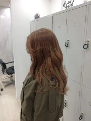 ロング カラー 杏華 ショートのヘアスタイル