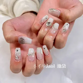セミロング ネイルJaol 池袋のネイルデザイン