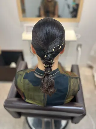 ヘアアレンジ 似合わせヘアメイク 💐オダギリチアキのヘアスタイル