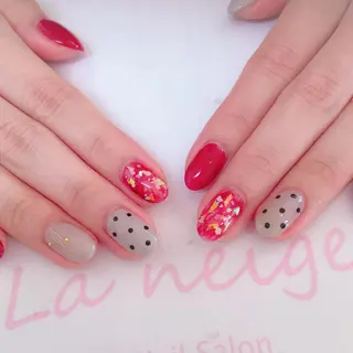 ネイル La neige* yuki 🐩🌙のネイルデザイン