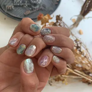 ネイル 新宿ニュアンスネイル makotoのネイルデザイン