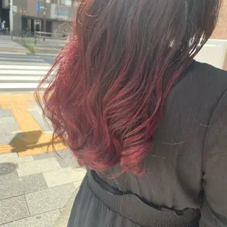 ロング カラー ヘアアレンジ 小白井 由美のヘアスタイル