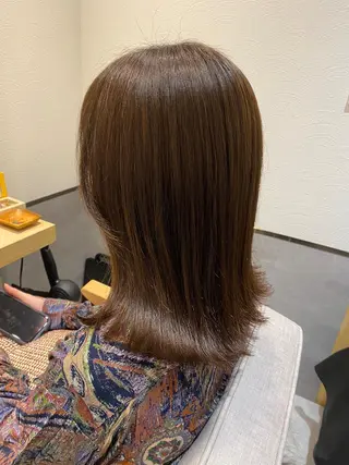 セミロング やまぐち あやみのヘアスタイル