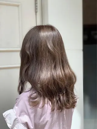 セミロング カラー 🫟Blanco🫟 Color&Careのヘアスタイル