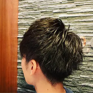 ショート パーマ メンズ ひらお あおとのヘアスタイル