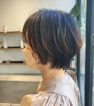 ショート Chlan岡本 坂本のヘアスタイル