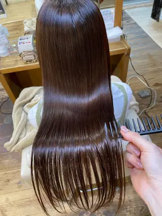 セミロング 山木 裕子のヘアスタイル