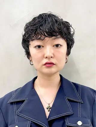 ショート カラー パーマ ヘアアレンジ メンズ ハイトーン/レイヤー 🌸さくらのヘアスタイル
