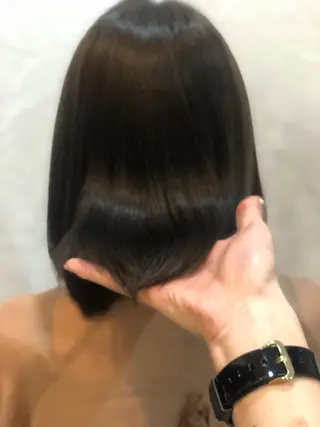 ロング ベイリコルド　アトリ 店長　宮城一真のヘアスタイル