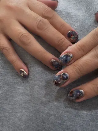 ネイル 小谷 ほのかのネイルデザイン