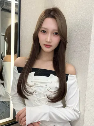 ロング 🩵レイヤー/ショー ト/🫧harukaのヘアスタイル