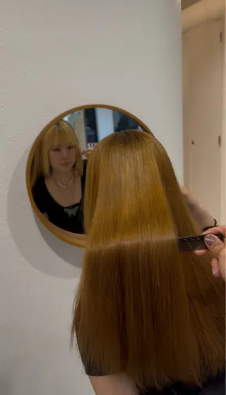 ロング 美髪矯正・ブリーチ 矯正🫧秋元ゆたかのヘアスタイル