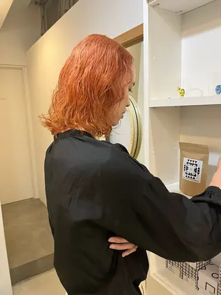 ミディアム ミヤギ リュウキのヘアスタイル