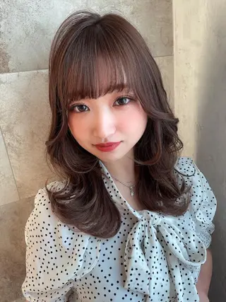 ミディアム 木屋元一/透明感 /前髪/ショートボブのヘアスタイル