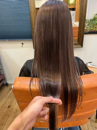 ロング ⚪️髪質改善 縮毛 店長 コウ⚪️のヘアスタイル