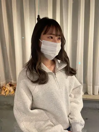 セミロング カラー 海外レイヤー /NAGISAのヘアスタイル