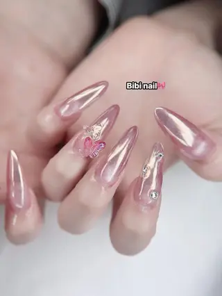 セミロング カラー Chann Channのネイルデザイン