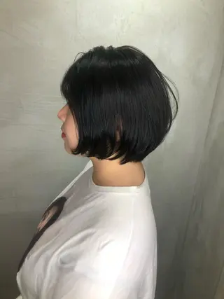 ミディアム カラー パーマ ヘアアレンジ 顔周りカット・相談 レイヤーも◎しずくのヘアスタイル