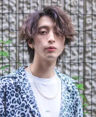 パーマ メンズ 💀EDEN聖矢/ ブリーチ"骨格補正"のヘアスタイル