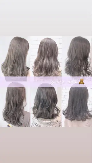 セミロング カラー 🫧渋谷美容師 たくみ🫧のヘアスタイル