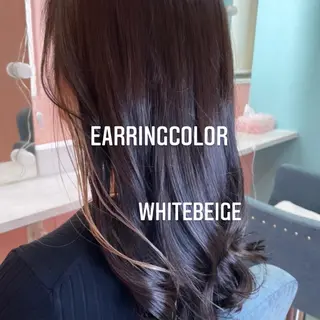 セミロング カラー エクステ🩵ブリーチ 韓国ヘア🩵KAEのヘアスタイル