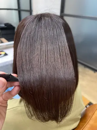 ミディアム ⭐️縮毛矯正特化 小松邦彦⭐️のヘアスタイル