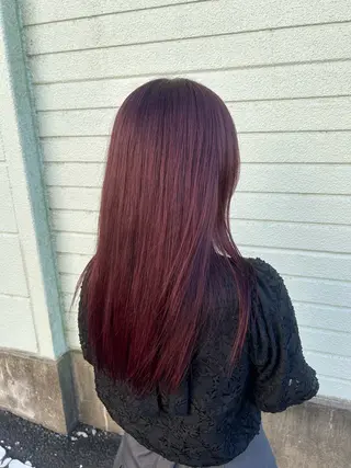カラー ダブルスキルエクステ /羽エクステ白石宇由のヘアスタイル