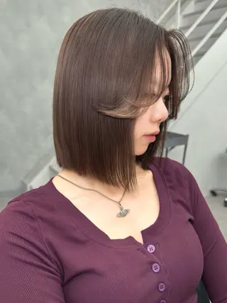 カラー 縄田 凜音のヘアスタイル