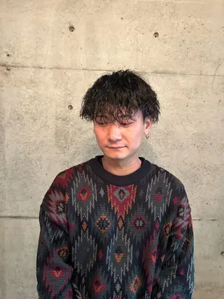 パーマ メンズ 鈴木 愛菜のヘアスタイル