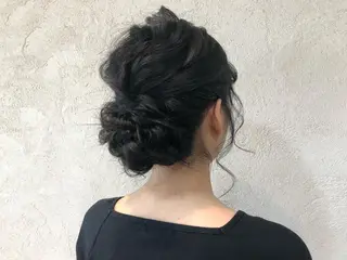 ロング カラー ヘアアレンジ まつパ/まつエク Ci belleのマツエク・マツパデザイン