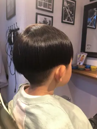 ショート メンズ キッズ 冨士川 英樹のヘアスタイル