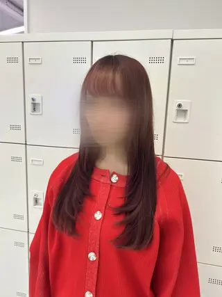 ロング カラー ヘアアレンジ ブリーチ無し透明感 🕊AZUSAのヘアスタイル
